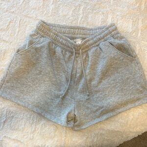 Aeropostale Light Gray Athletic Shorts